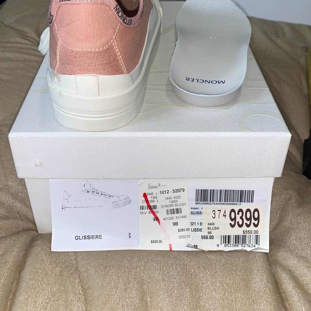 Moncler® Logo Canvas Low-Top Sneakers - Picture 14 of 16
